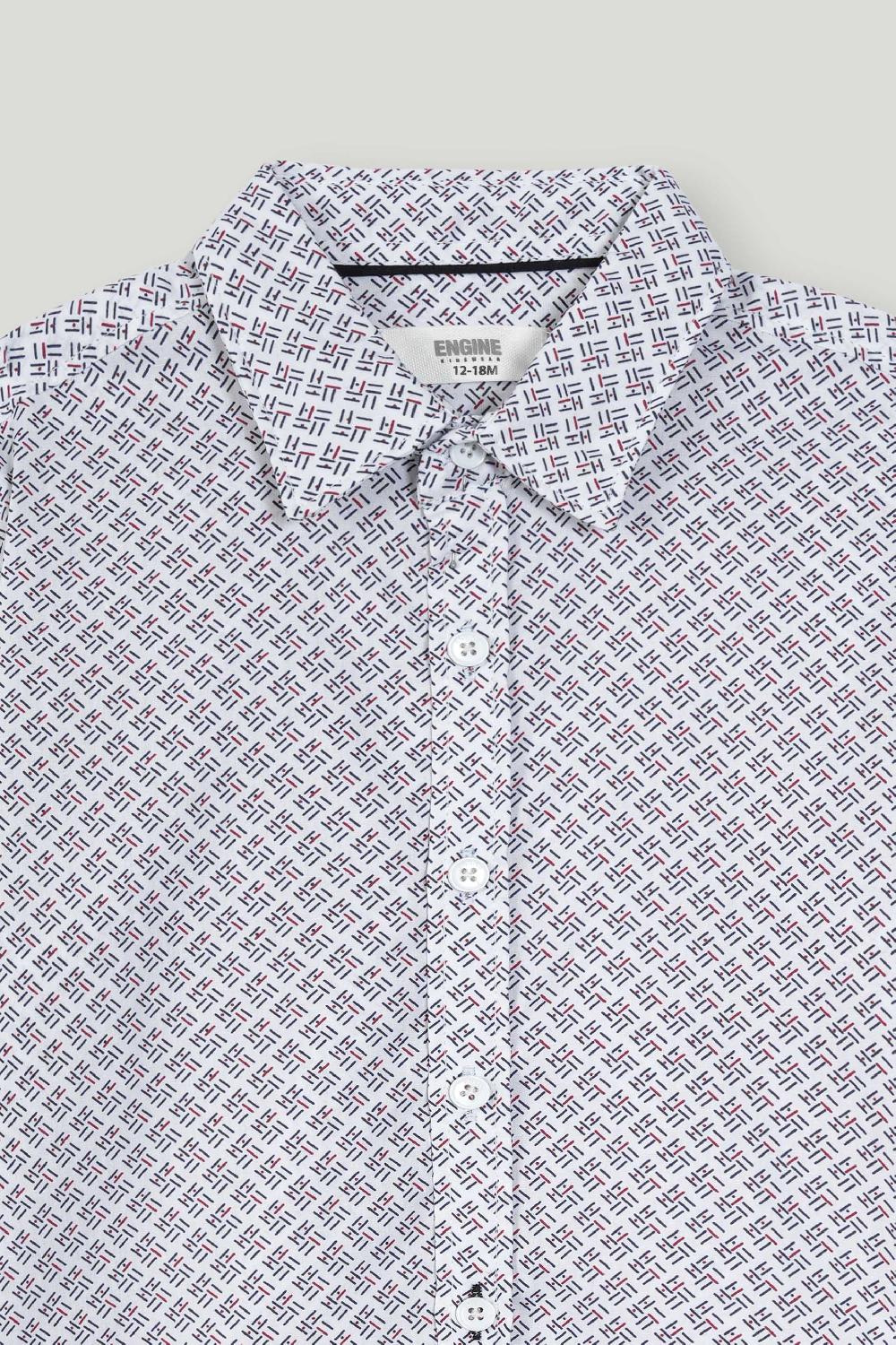 Engine Boys Casual Shirt IC5015-I02-WHT
