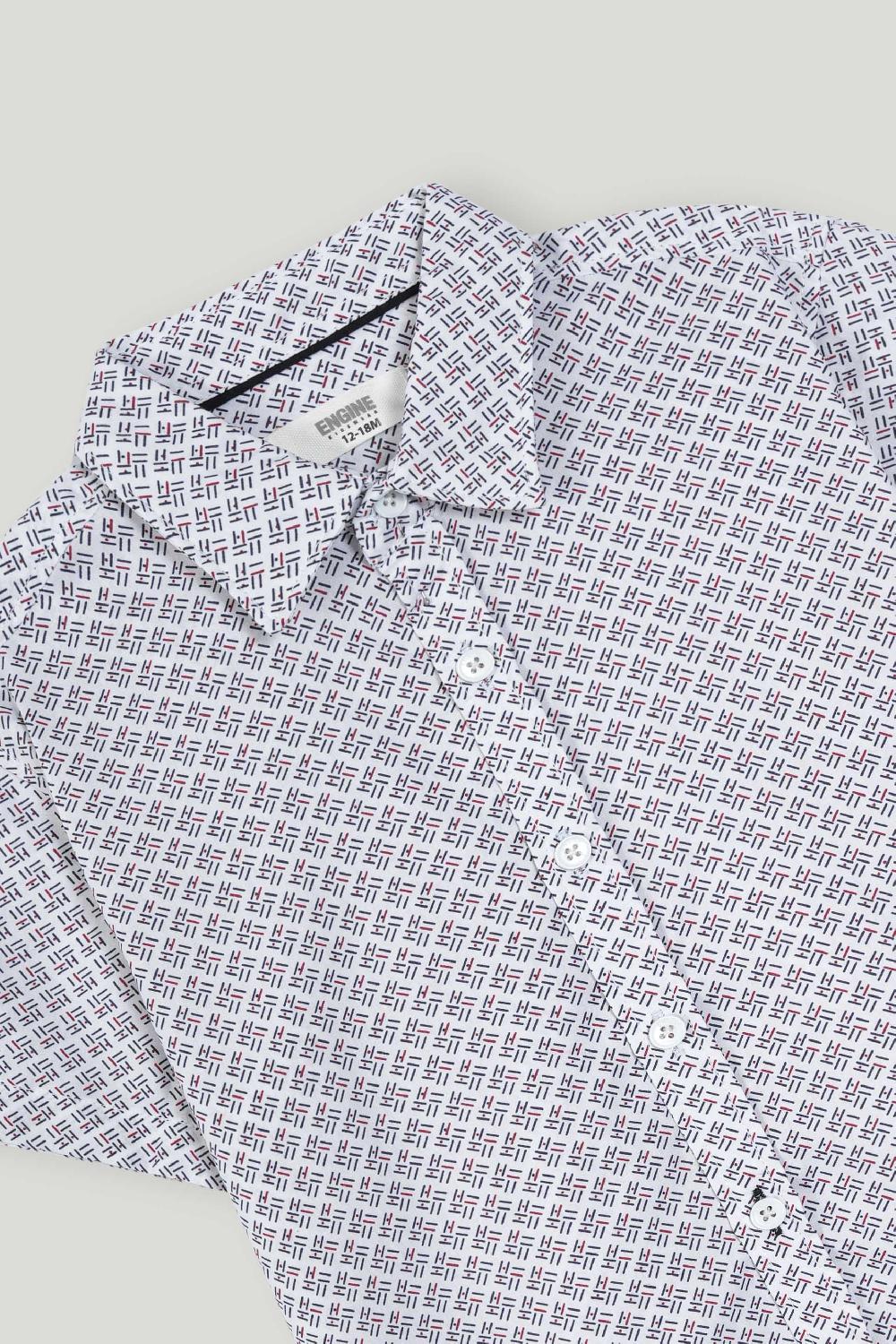 Engine Boys Casual Shirt IC5015-I02-WHT