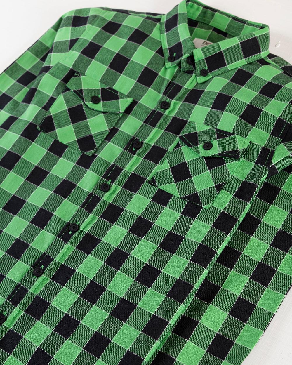 Engine Boys Casual Shirt KC3048-K02-GRN