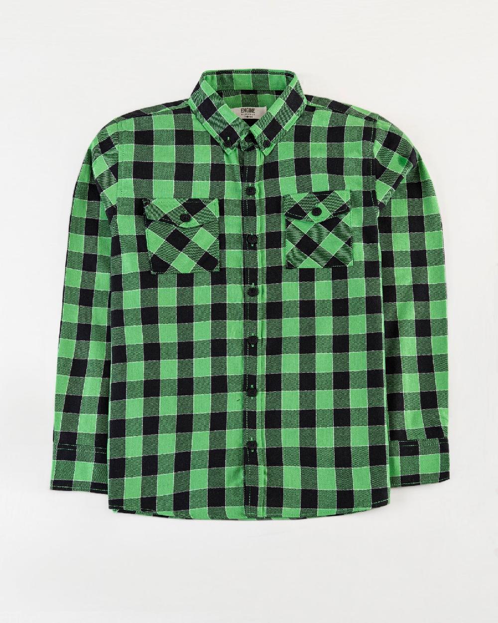 engine Boys Casual Shirt KC3048-K02-GRN