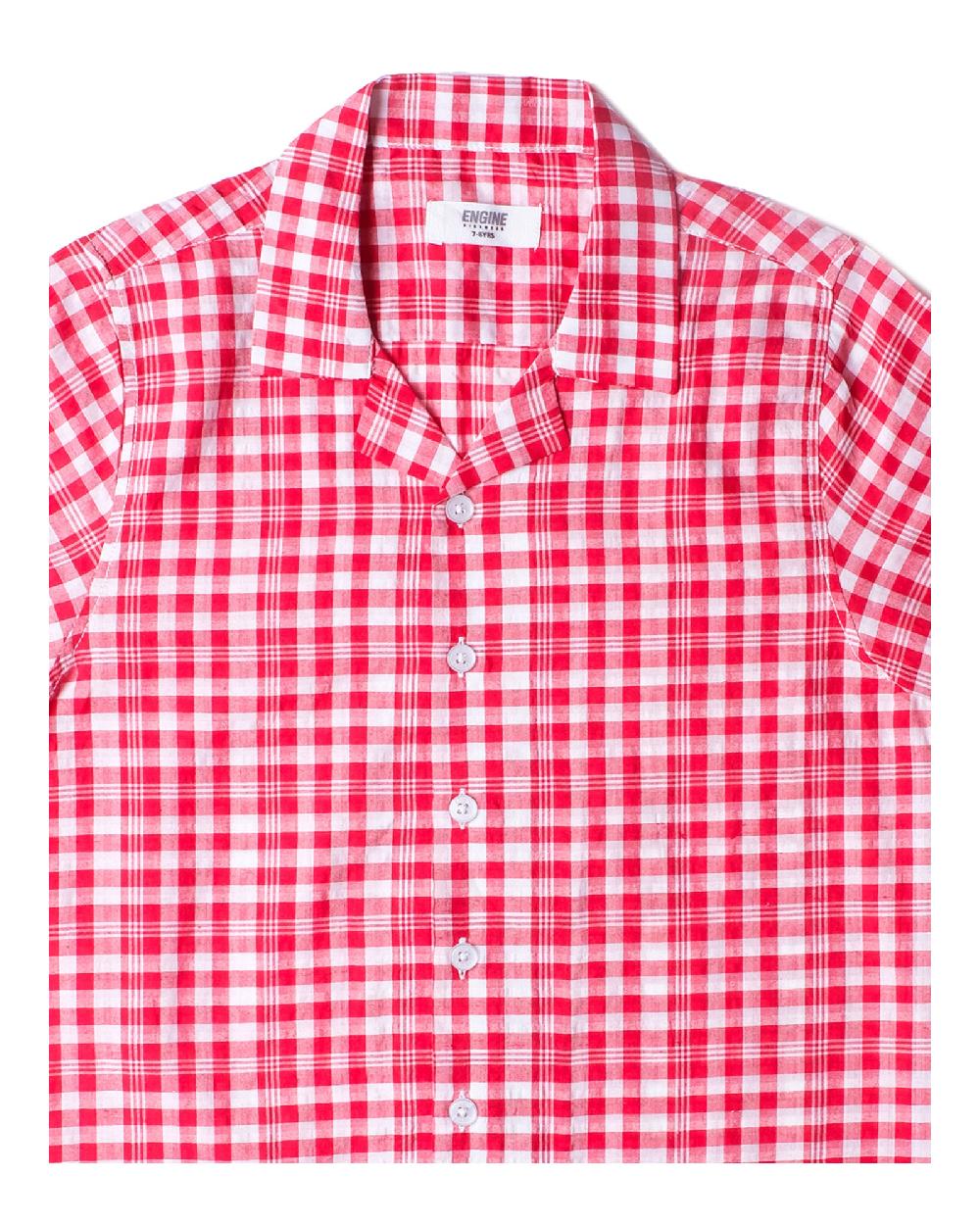 Engine Boys Casual Shirt KC4021-K02-RED