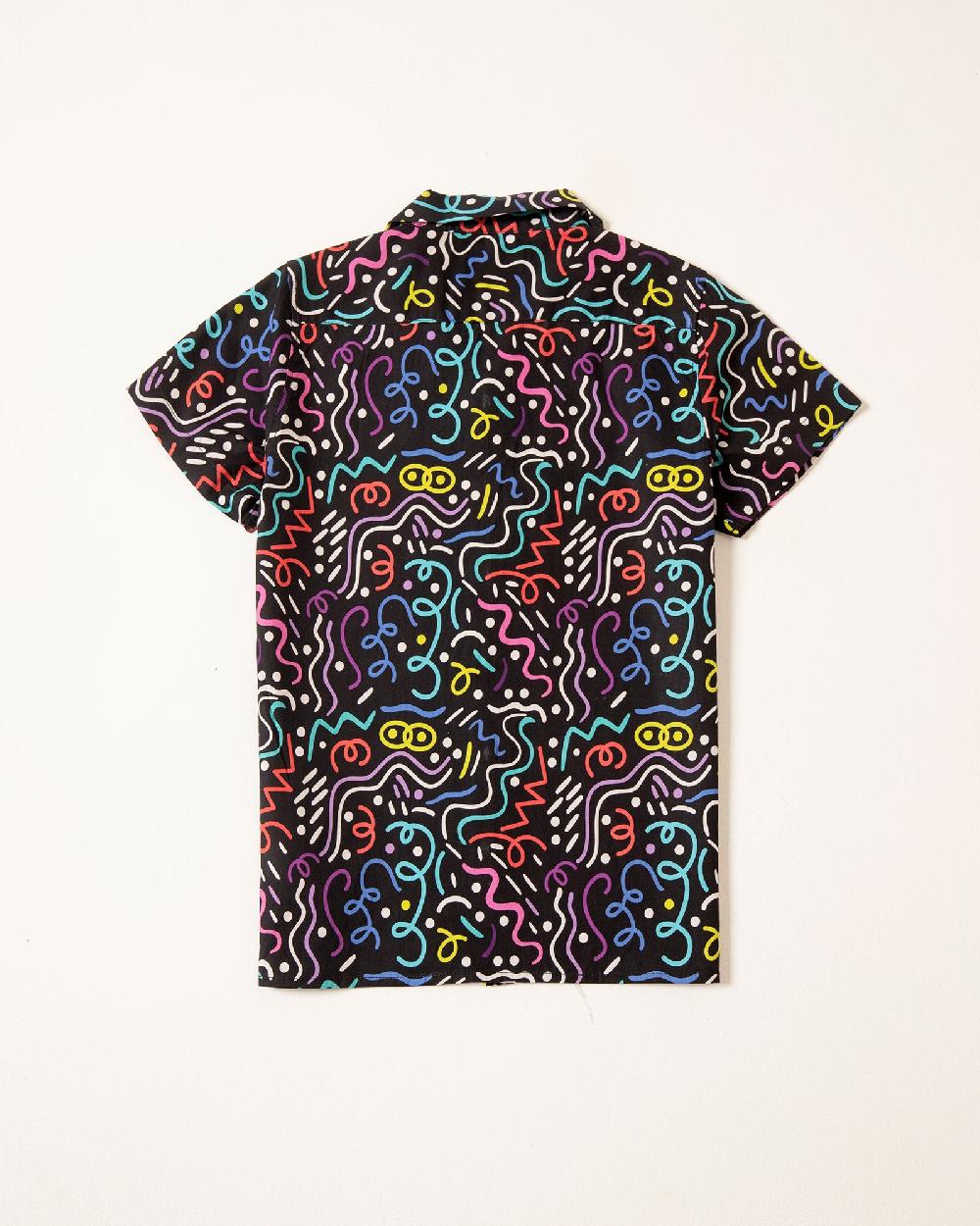 Engine Boys Casual Shirt KC4029-K02-BLK