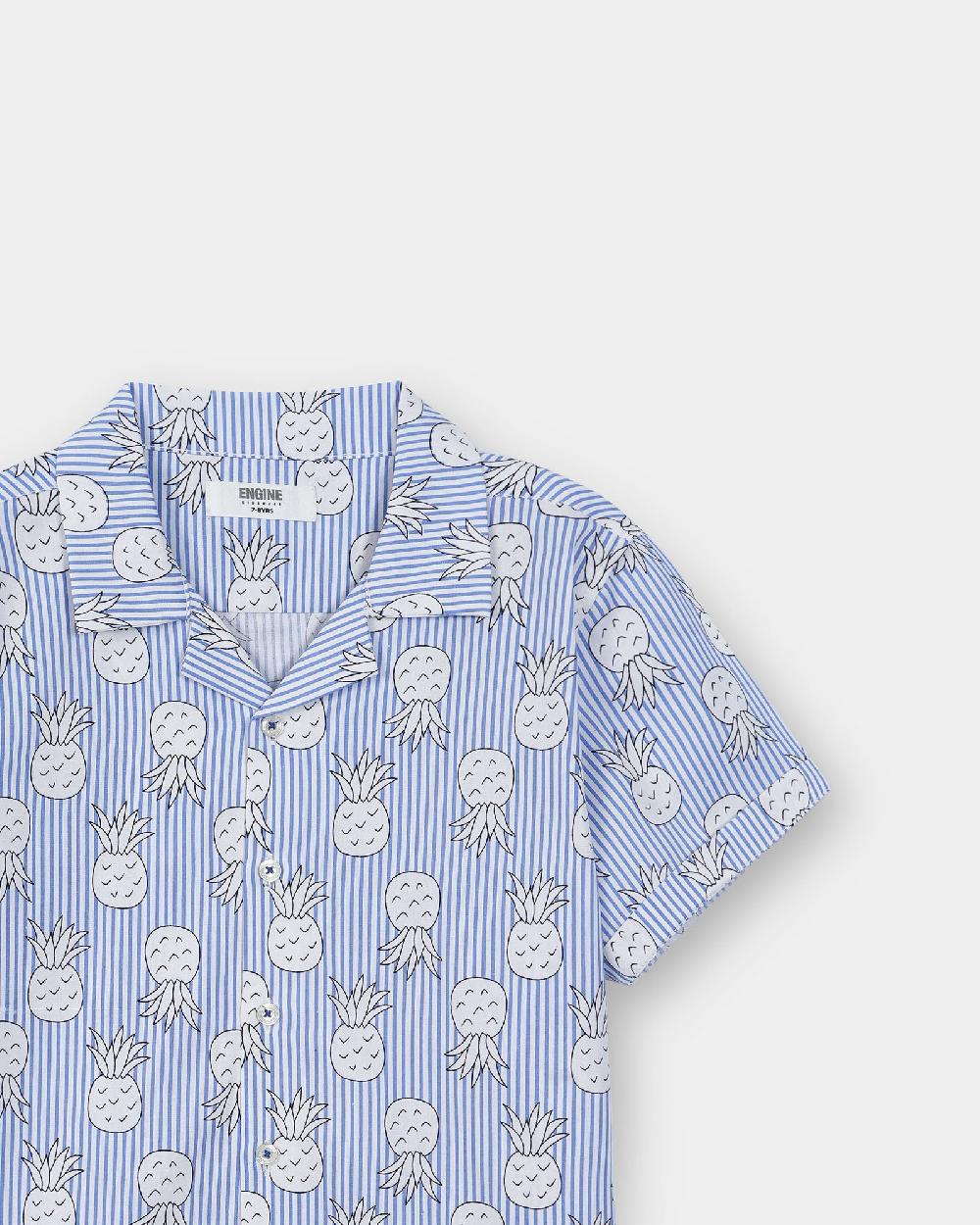 Engine Boys Casual Shirt KC5003-506-BLU