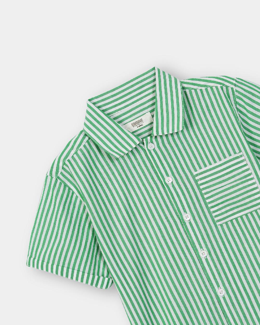 Engine Boys Casual Shirt KC5006-506-GRN