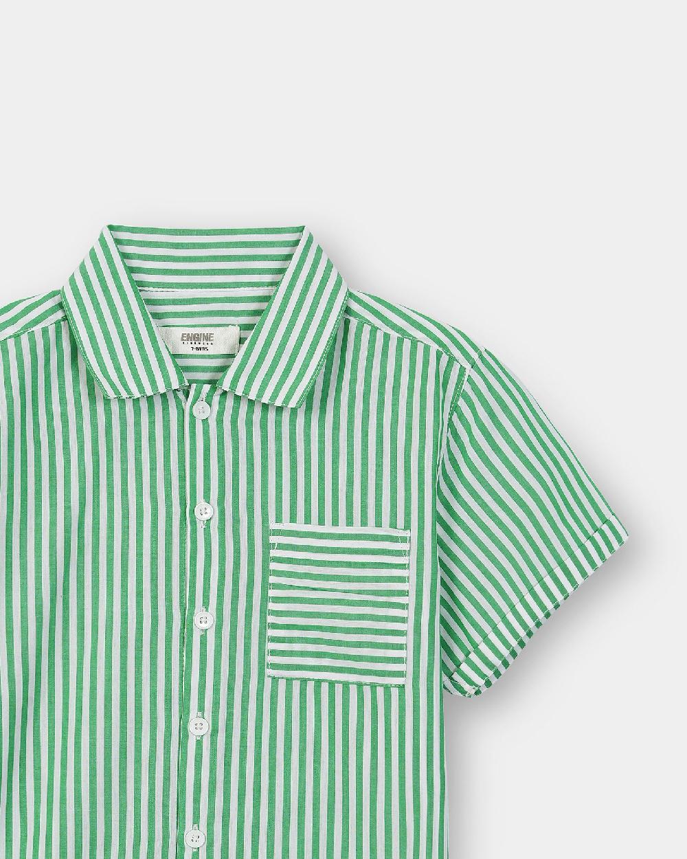 Engine Boys Casual Shirt KC5006-506-GRN