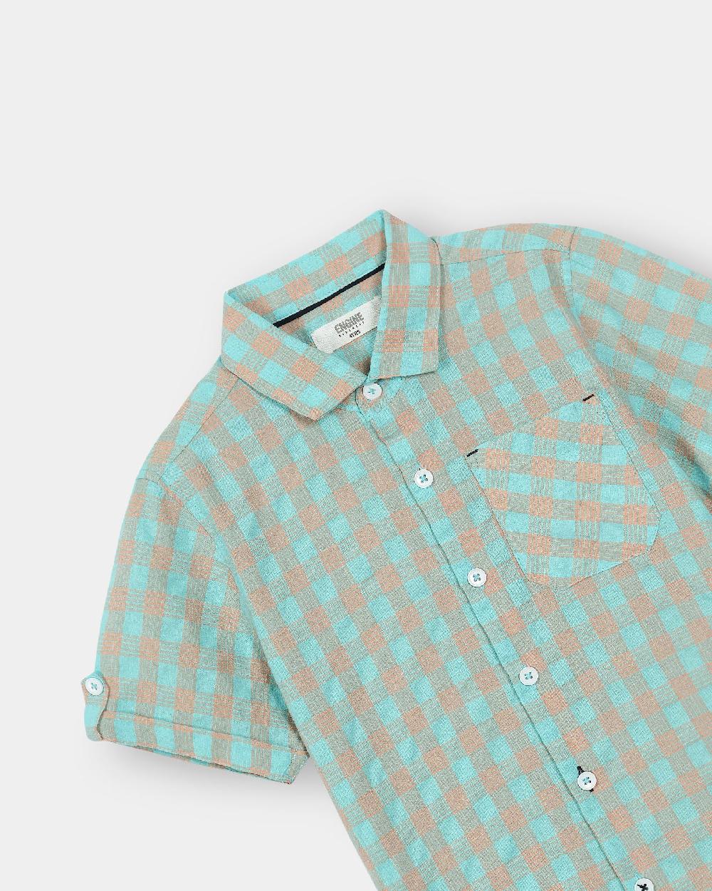 Engine Boys Casual Shirt KC5008-506-TRQ