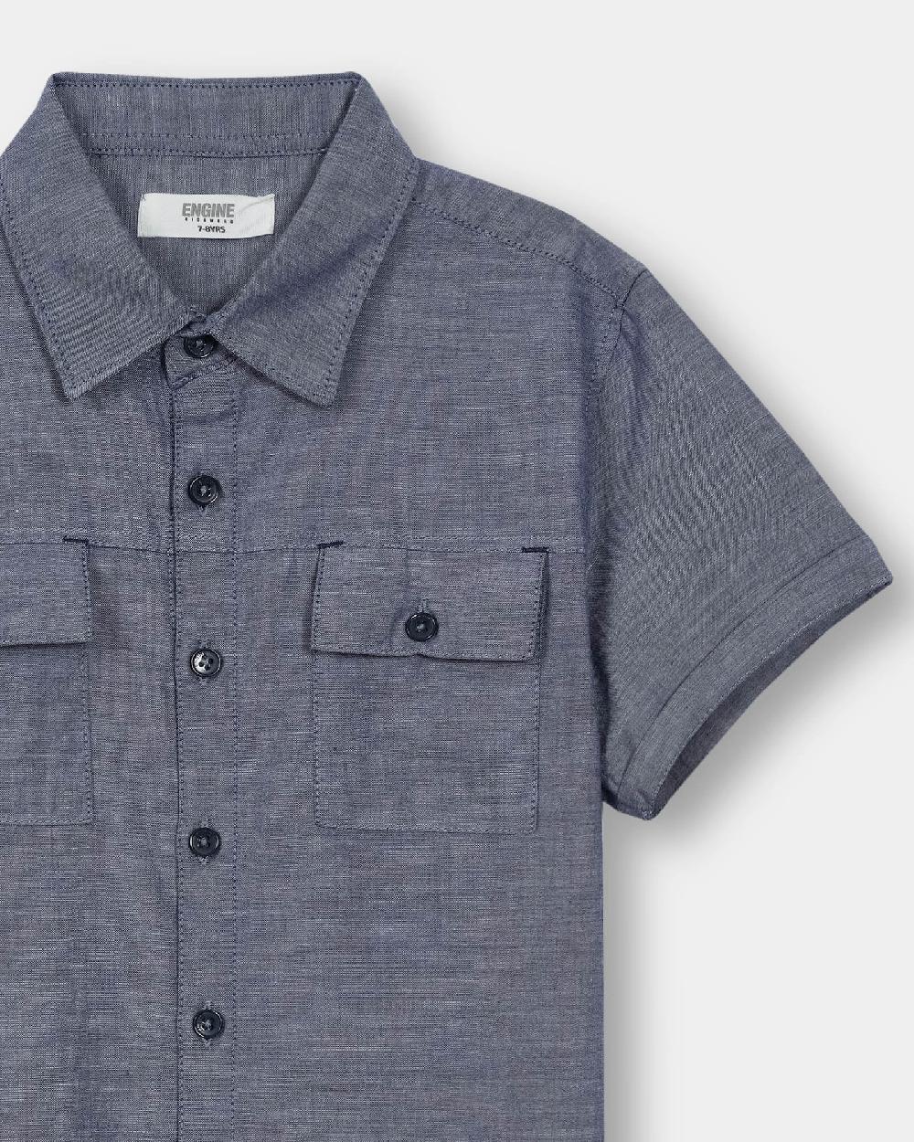 Engine Boys Casual Shirt KC5011-506-BLU