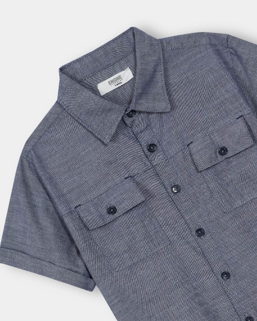 Engine Boys Casual Shirt KC5011-506-BLU