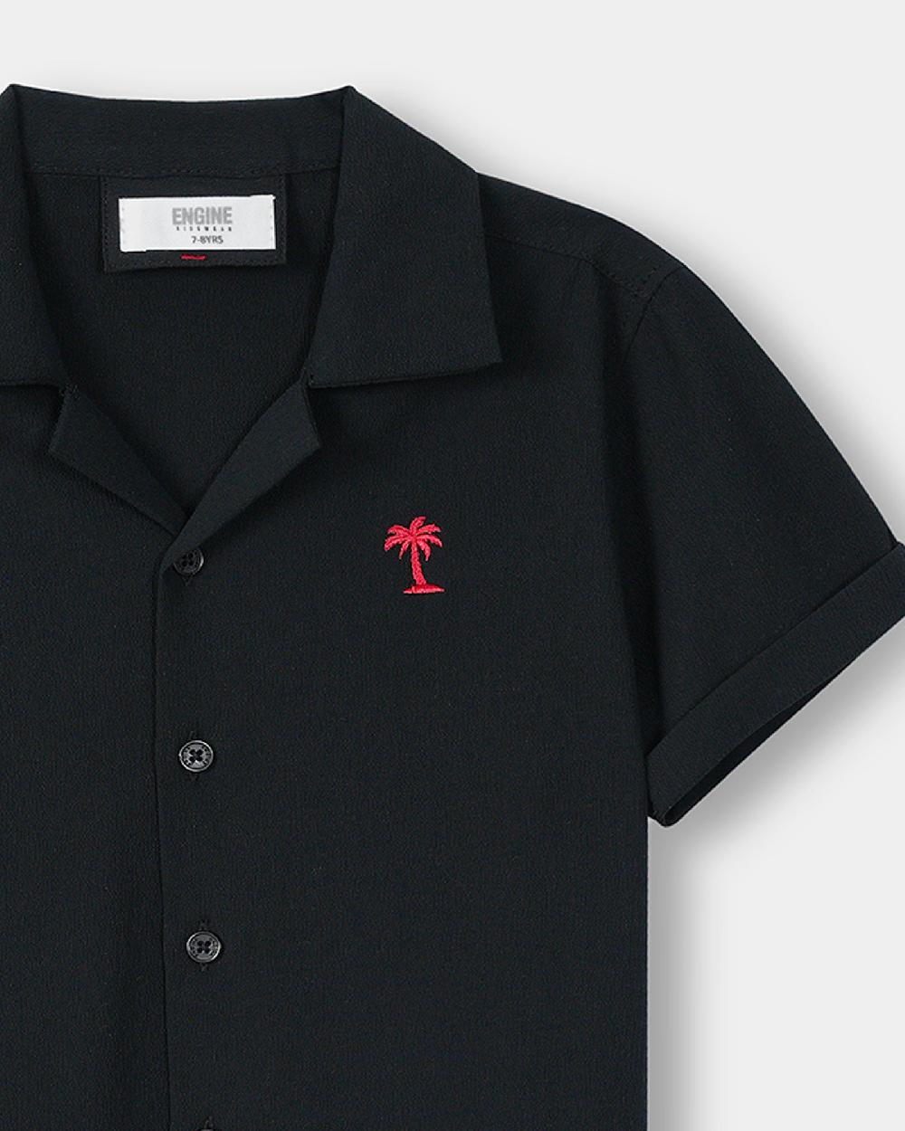 Engine Boys Casual Shirt KC5016-507-BLK