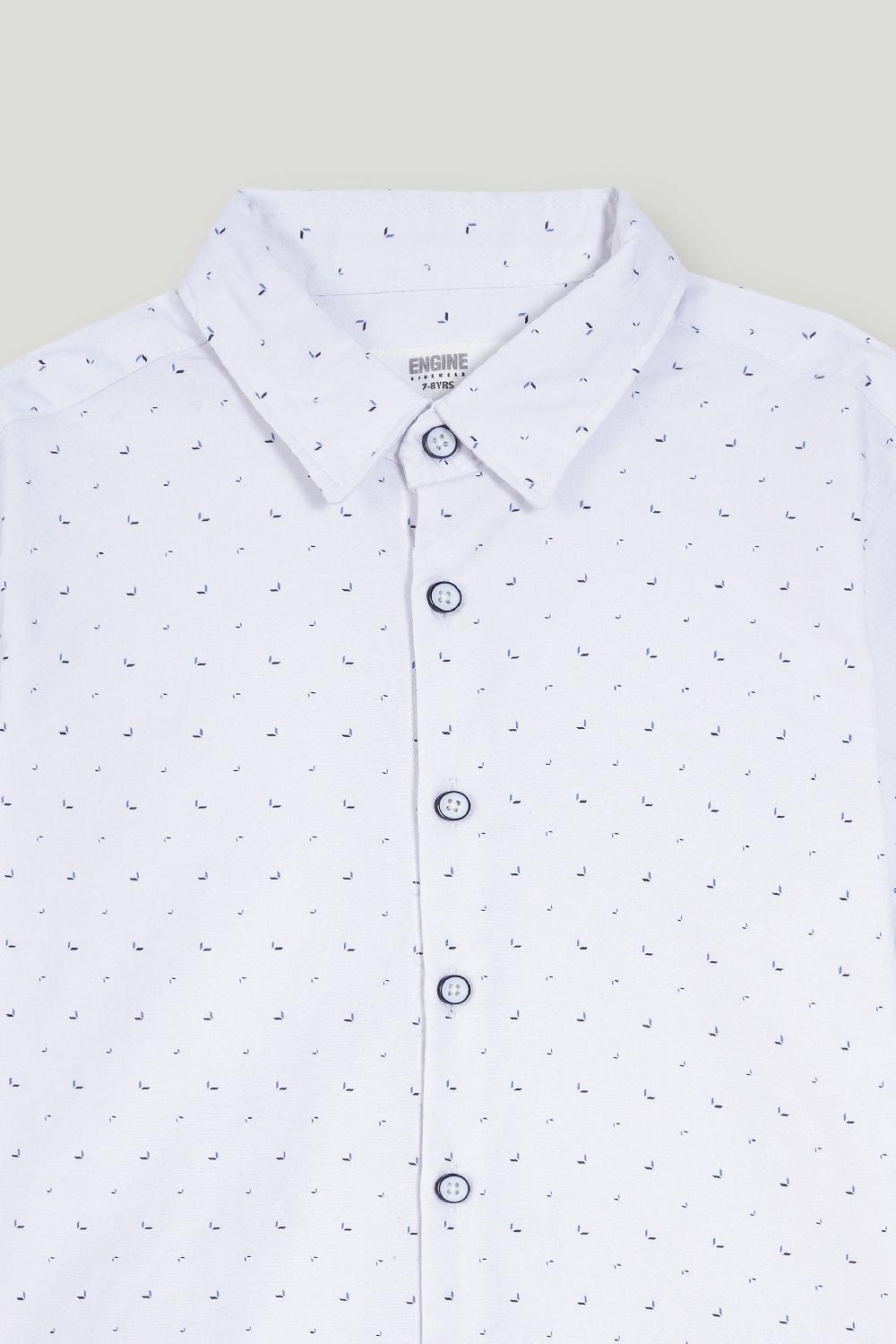 Engine Boys Casual Shirt KC5022-K02-WHT