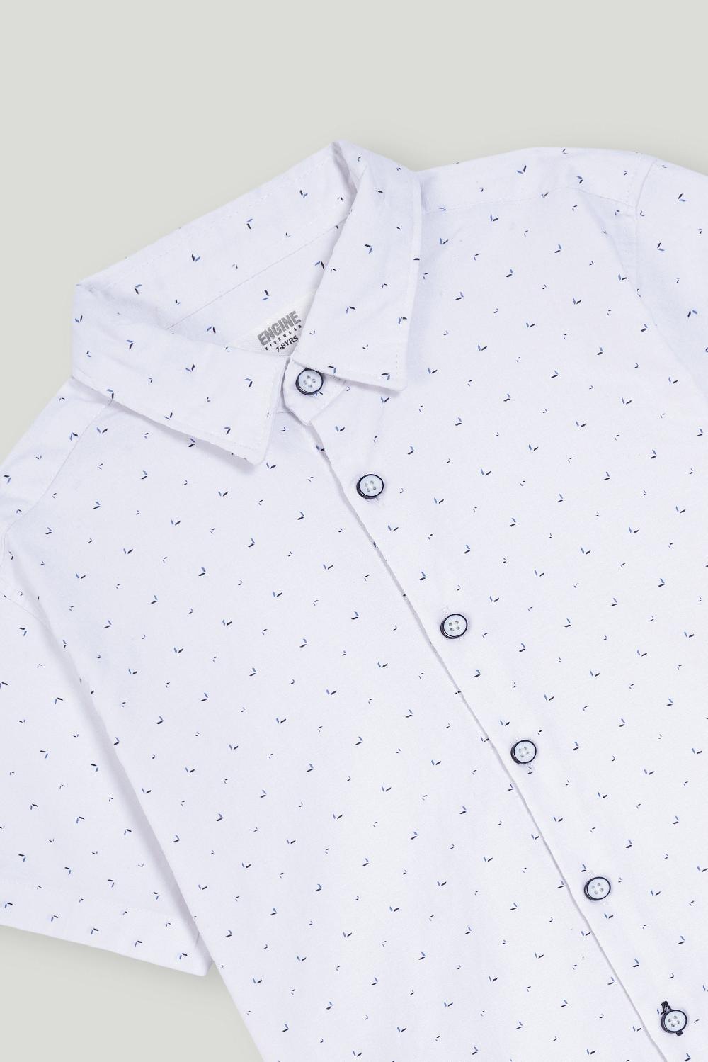 Engine Boys Casual Shirt KC5022-K02-WHT