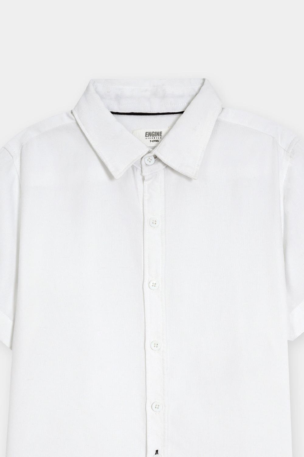 Engine Boys Casual Shirt KC5026-K02-WHT