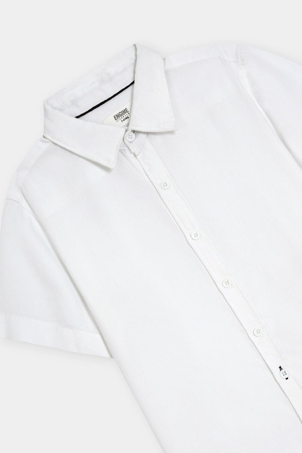 Engine Boys Casual Shirt KC5026-K02-WHT