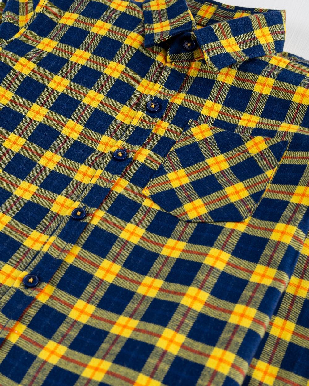 Engine Boys Casual Shirt TC3049-2YR-YEL