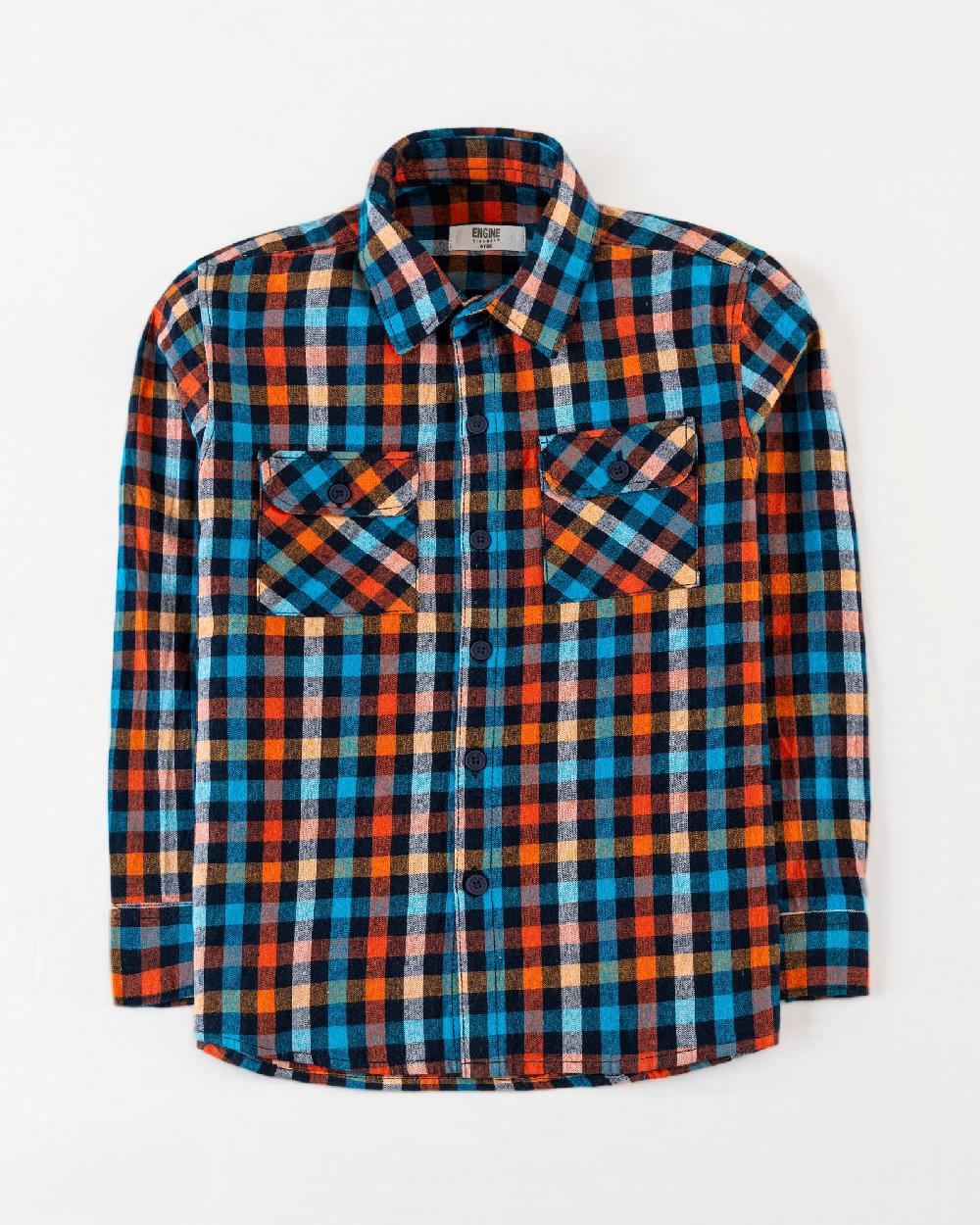 engine Boys Casual Shirt TC3052-2YR-ORG
