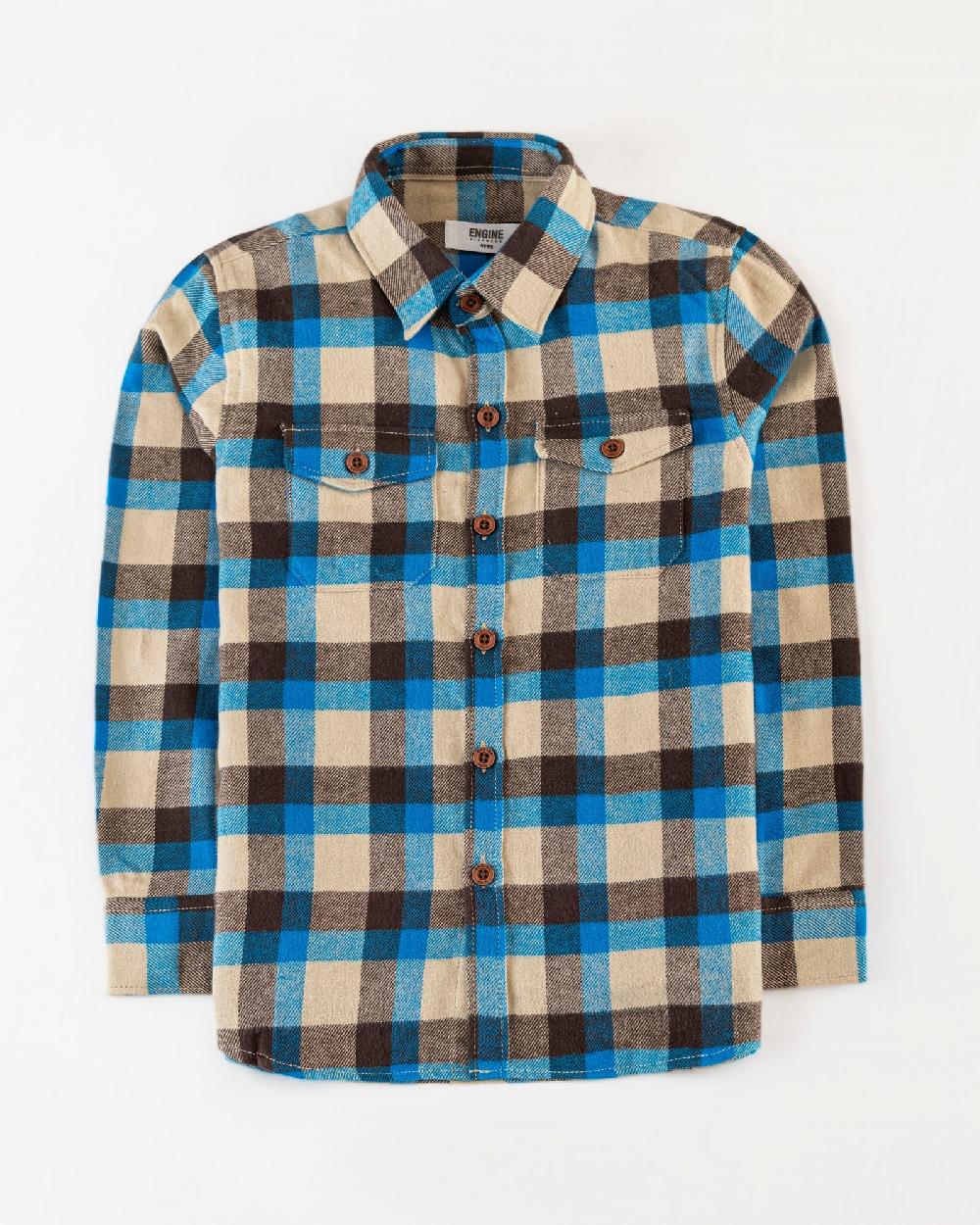 engine Boys Casual Shirt TC3056-2YR-BLU
