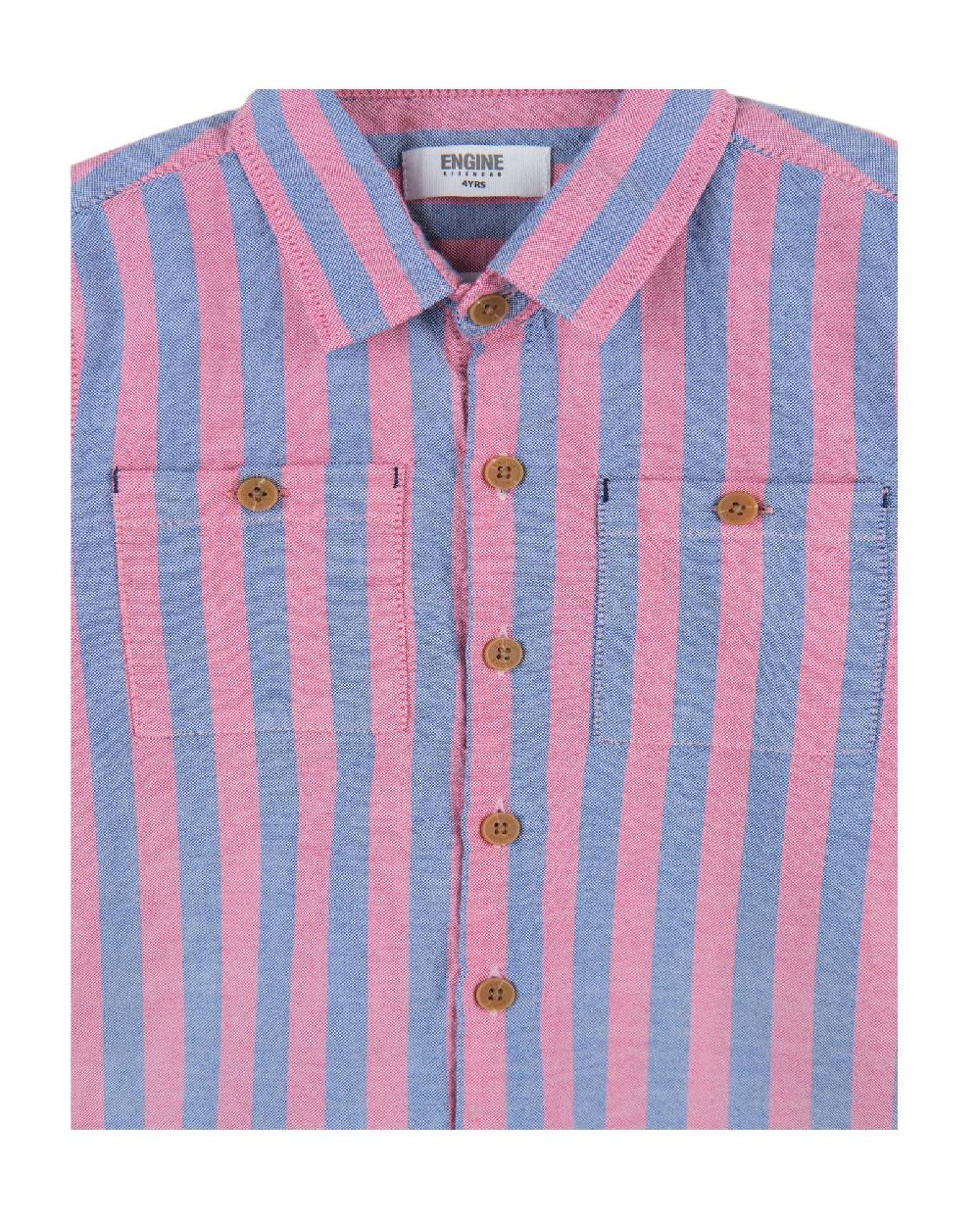 Engine Boys Casual Shirt TC4023-2YR-RED