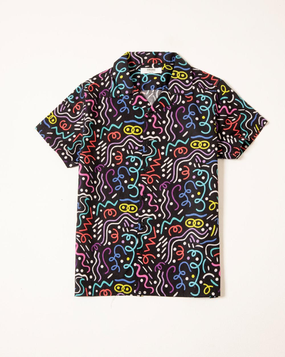 engine Boys Casual Shirt TC4033-3YR-BLK