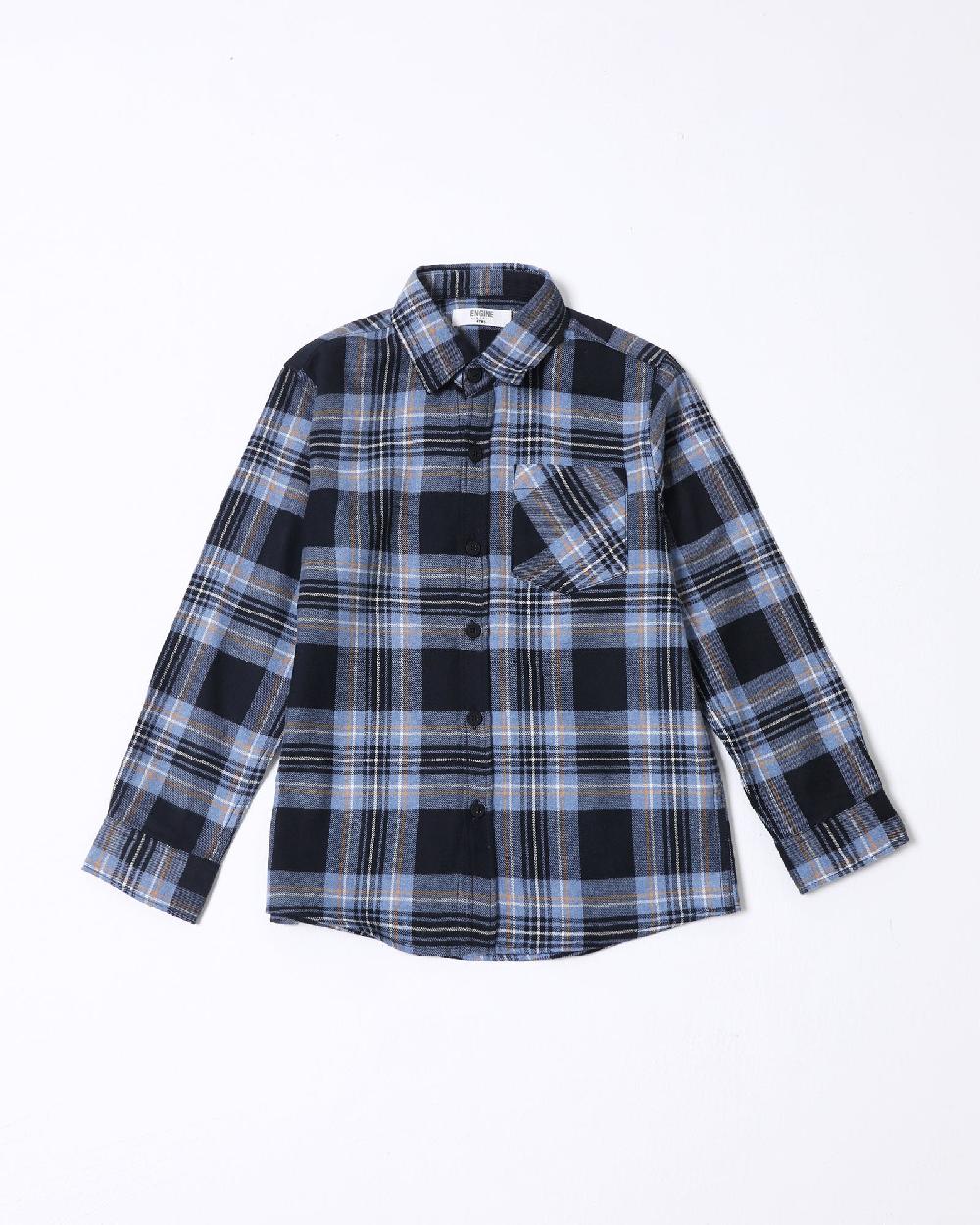 engine Boys Casual Shirt TC4035-3YR-BLU