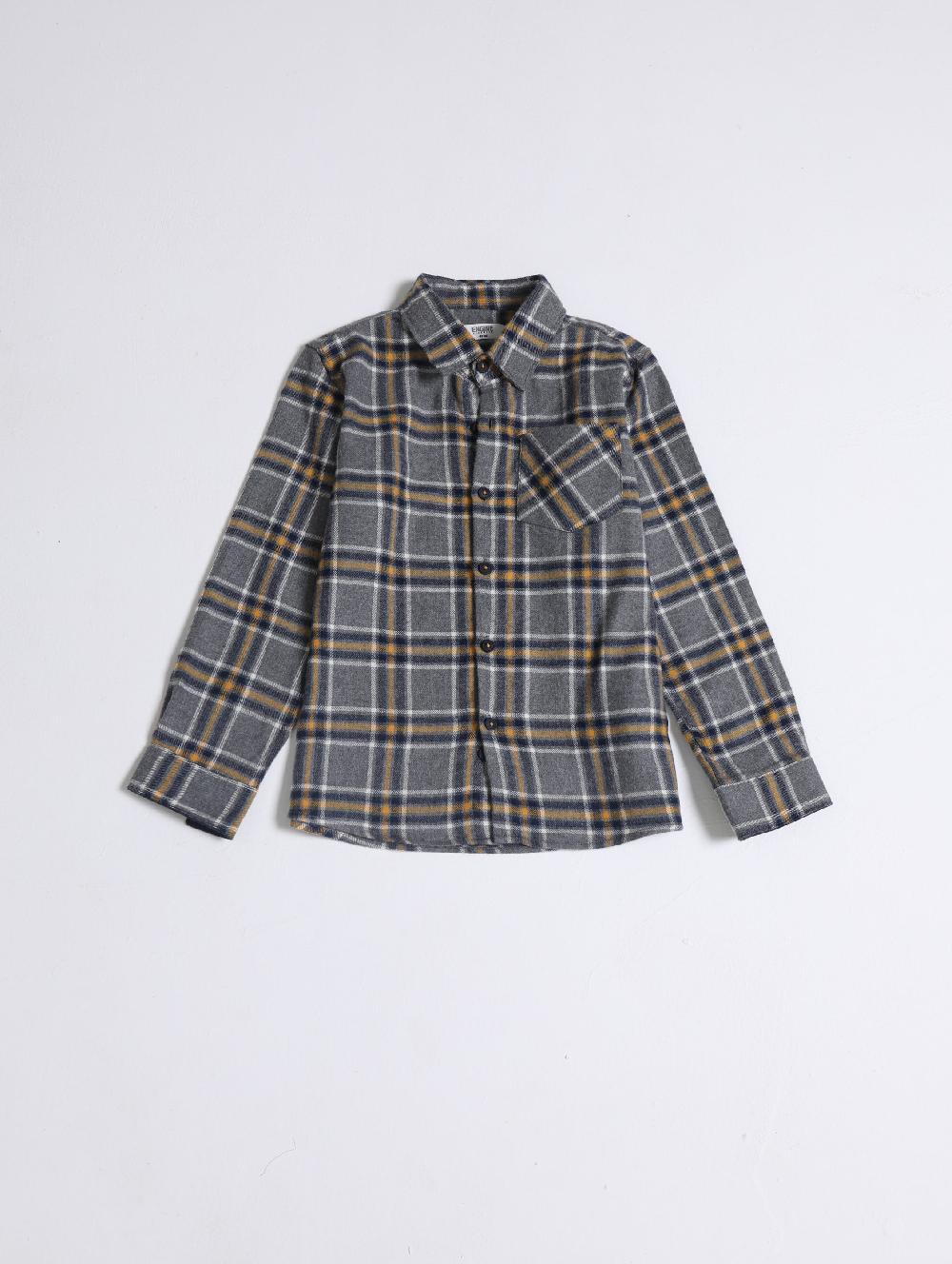 engine Boys Casual Shirt TC4036-2YR-GRY