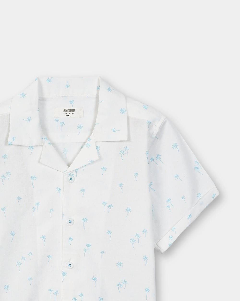 Engine Boys Casual Shirt TC5002-2YR-WHT