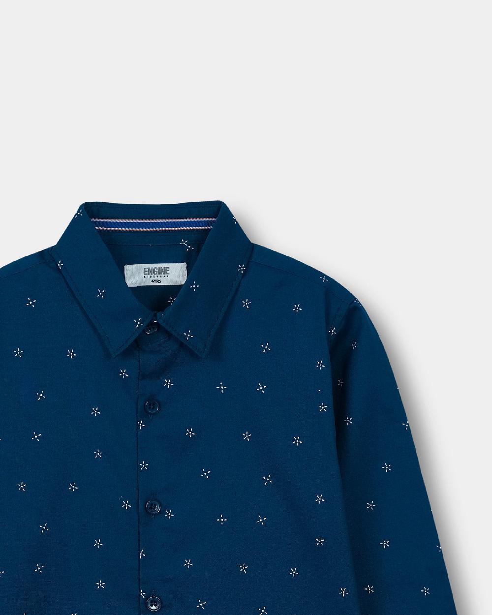 Engine Boys Casual Shirt TC5003-2YR-NVY