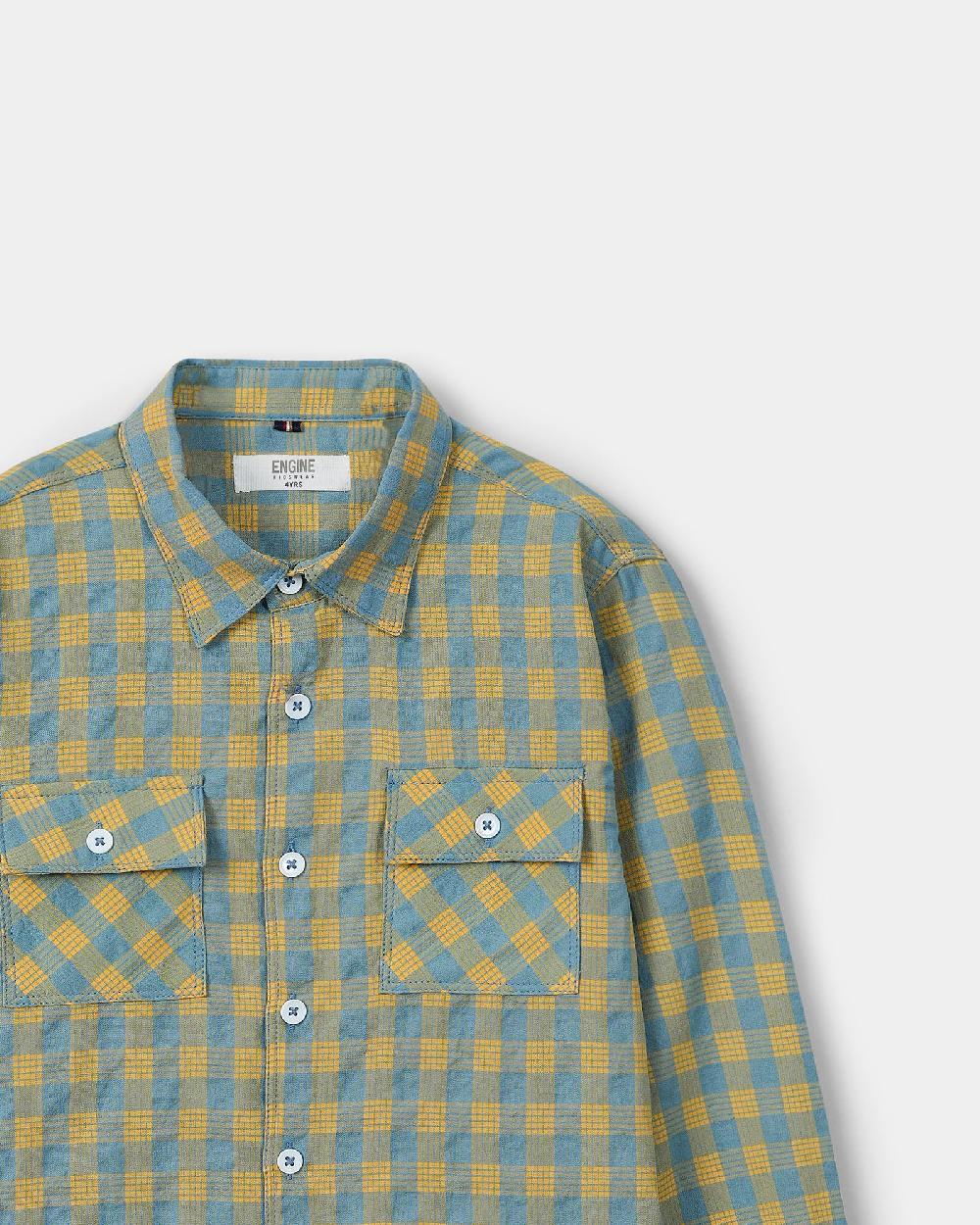 Engine Boys Casual Shirt TC5007-2YR-YEL