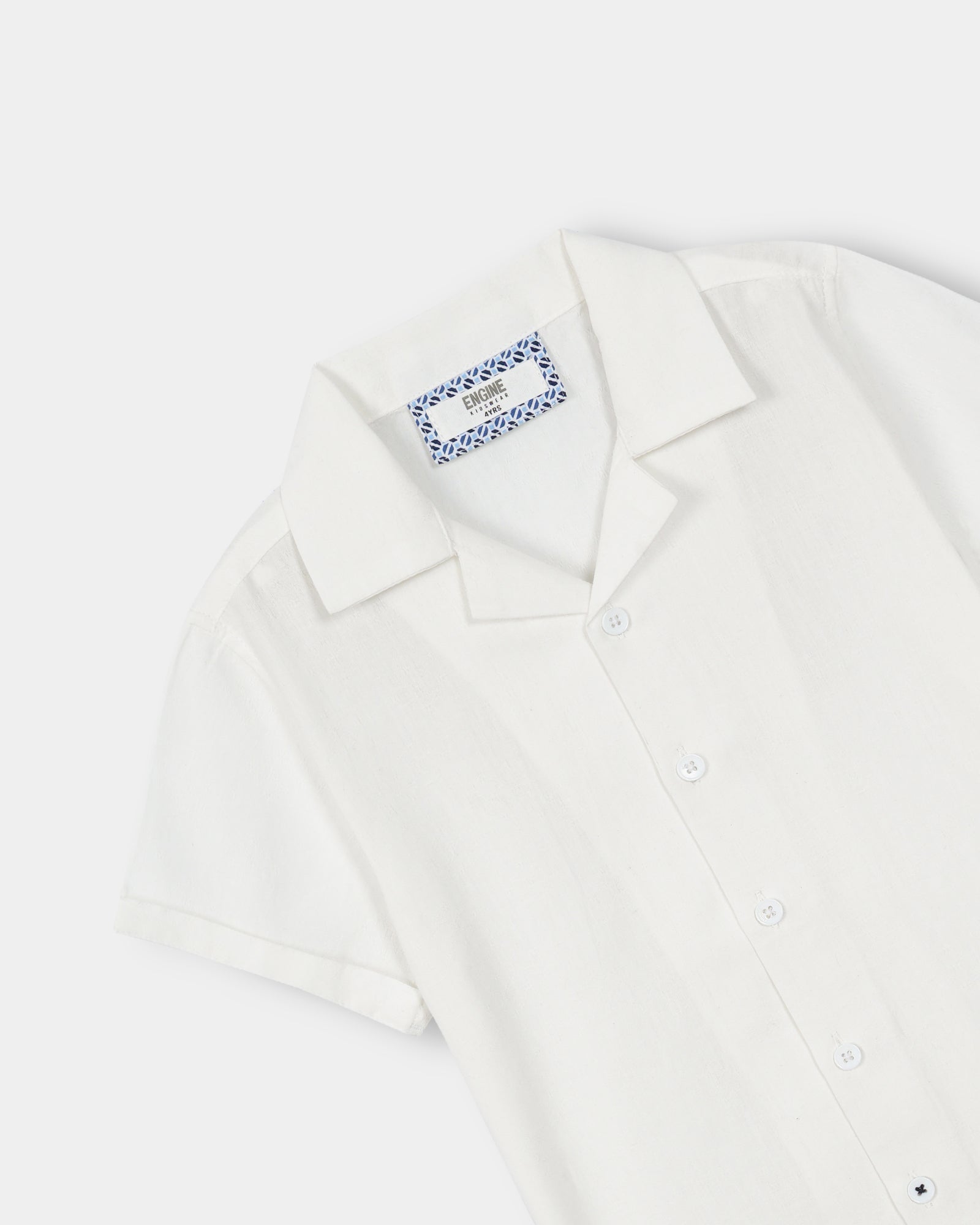 Engine Boys Casual Shirt TC5009-3YR-WHT