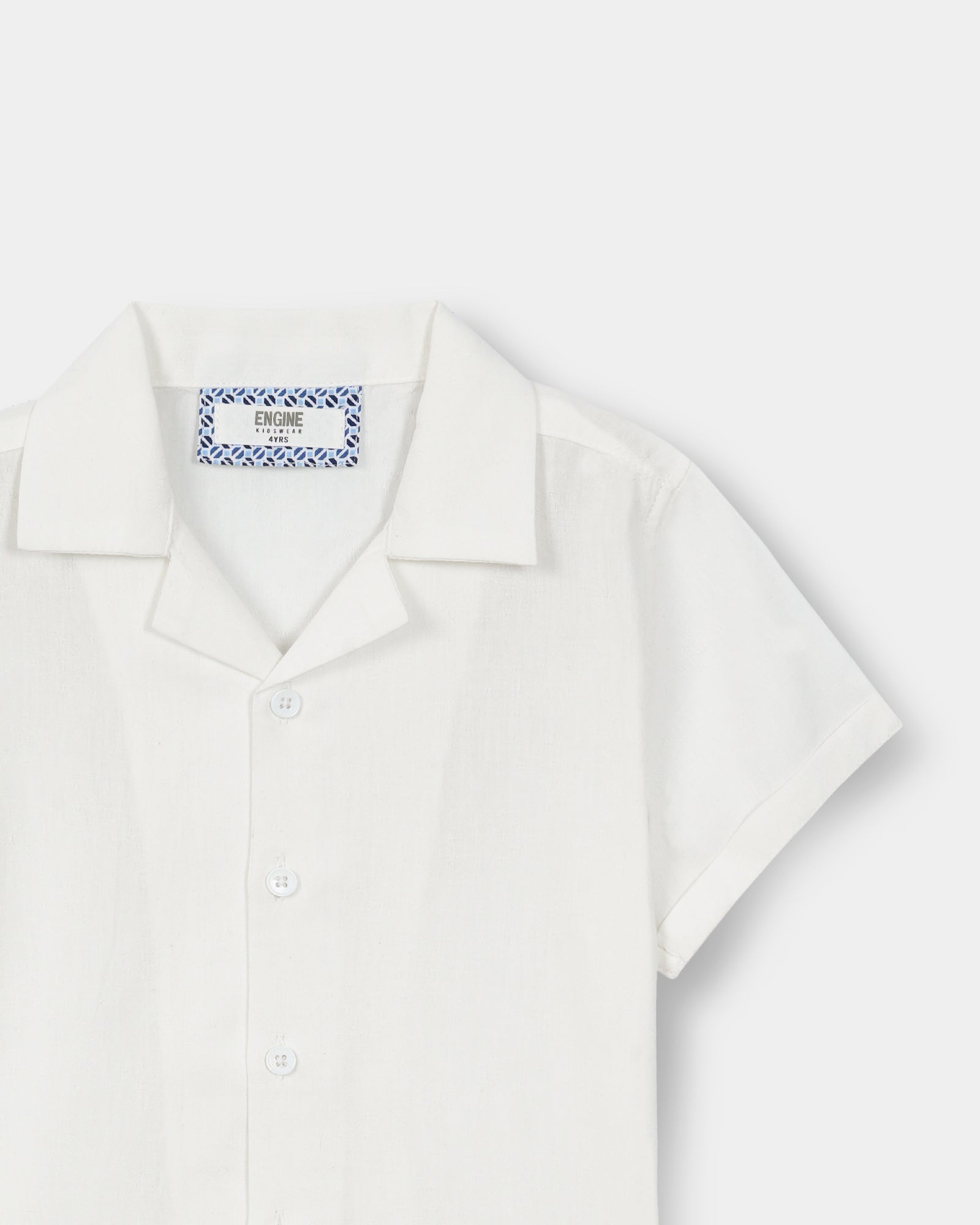 Engine Boys Casual Shirt TC5009-3YR-WHT