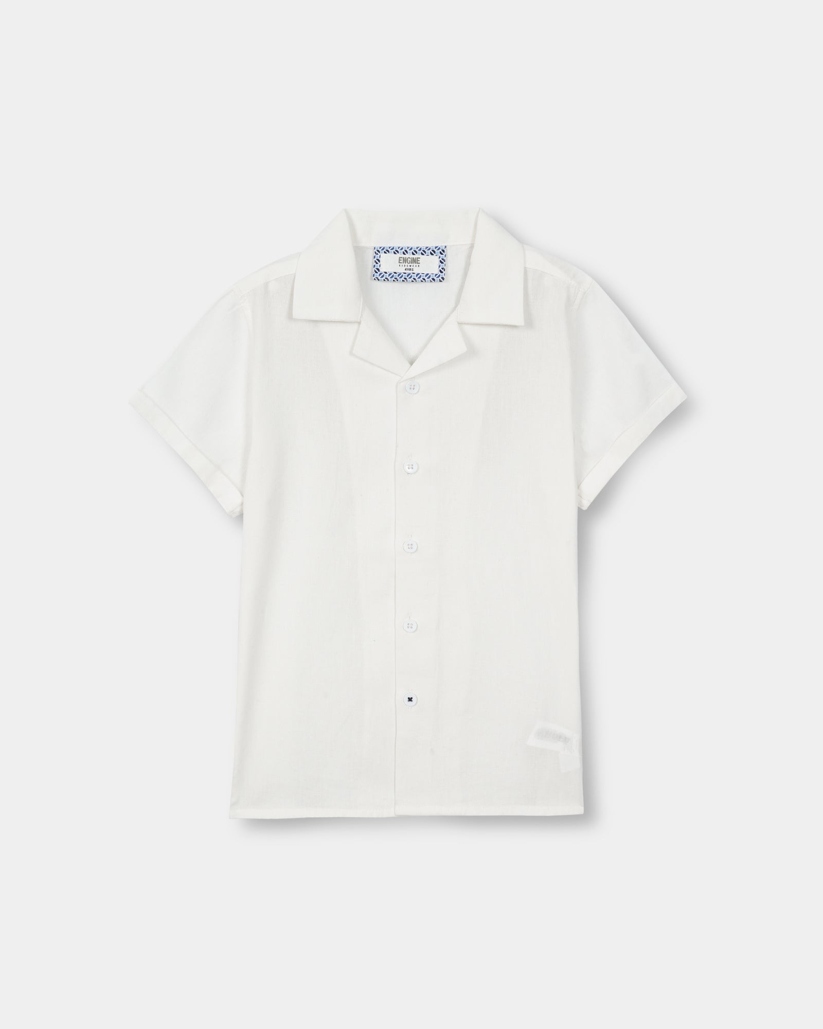 engine Boys Casual Shirt TC5009-3YR-WHT