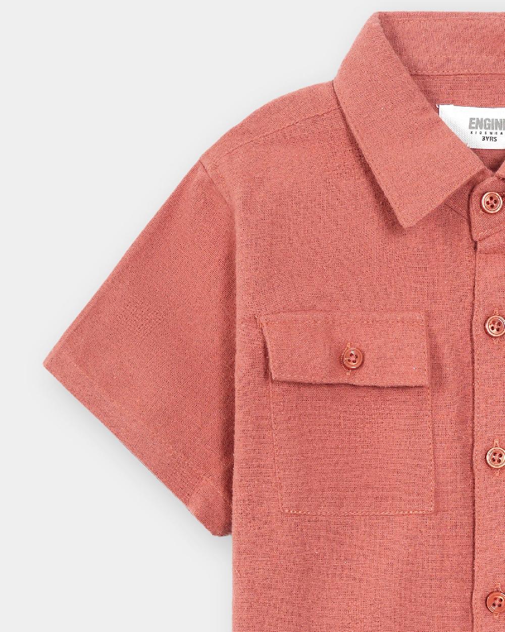 Engine Boys Casual Shirt TC5013-2YR-RST