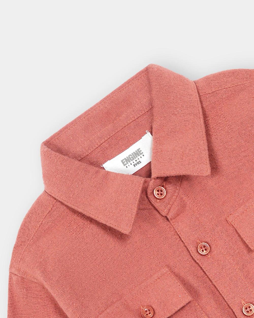 Engine Boys Casual Shirt TC5013-2YR-RST