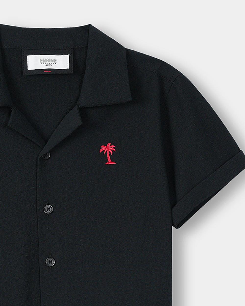 Engine Boys Casual Shirt TC5014-2YR-BLK