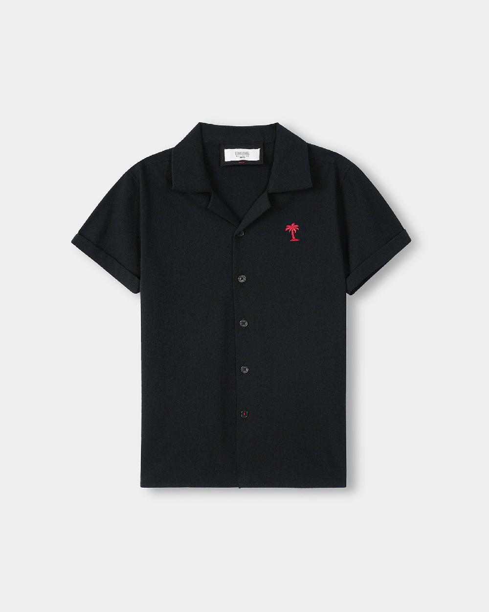 engine Boys Casual Shirt TC5014-2YR-BLK