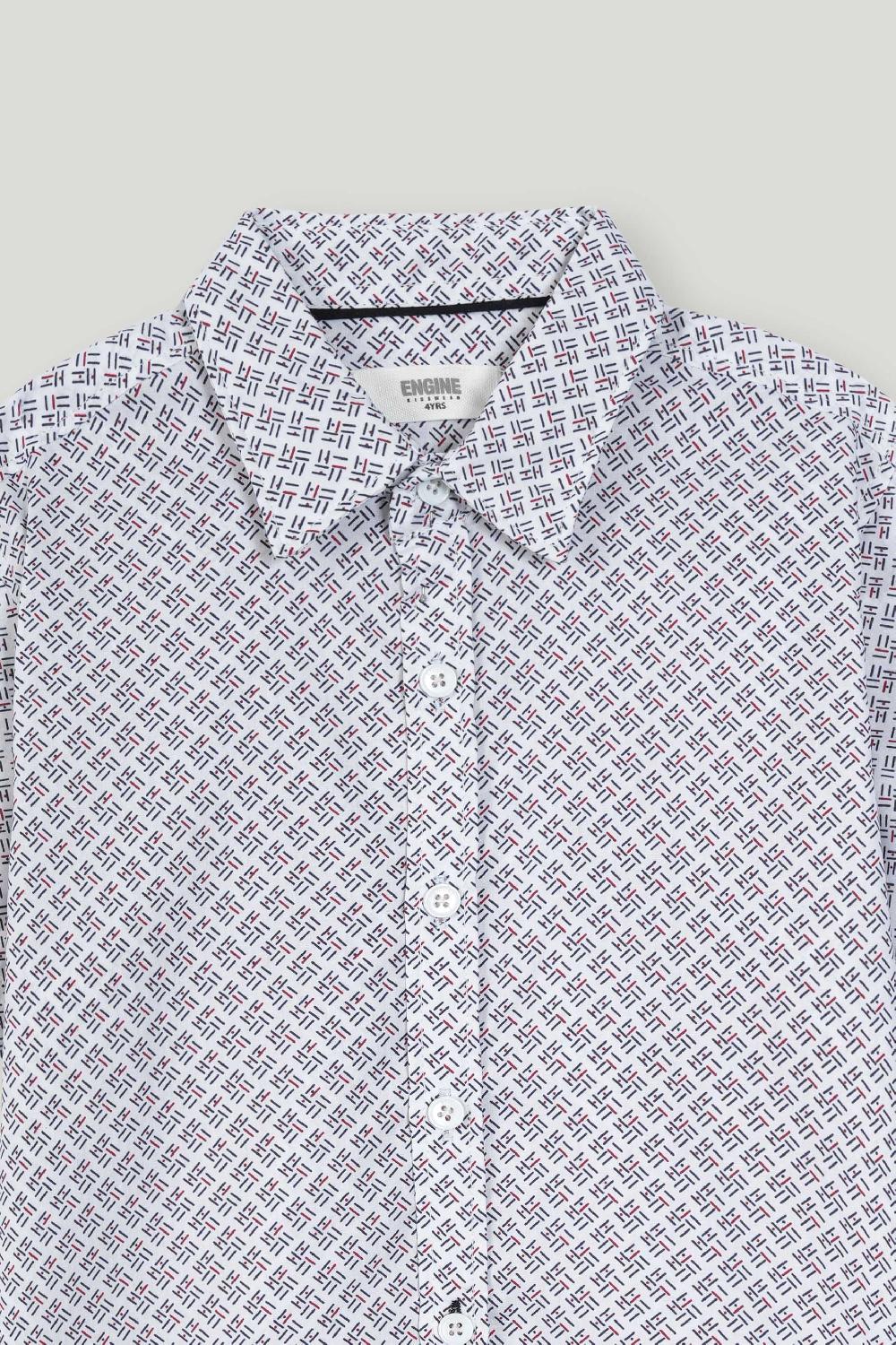 Engine Boys Casual Shirt TC5016-T04-WHT