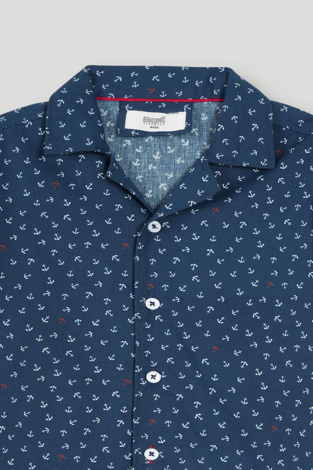 Engine Boys Casual Shirt TC5017-2YR-NVY