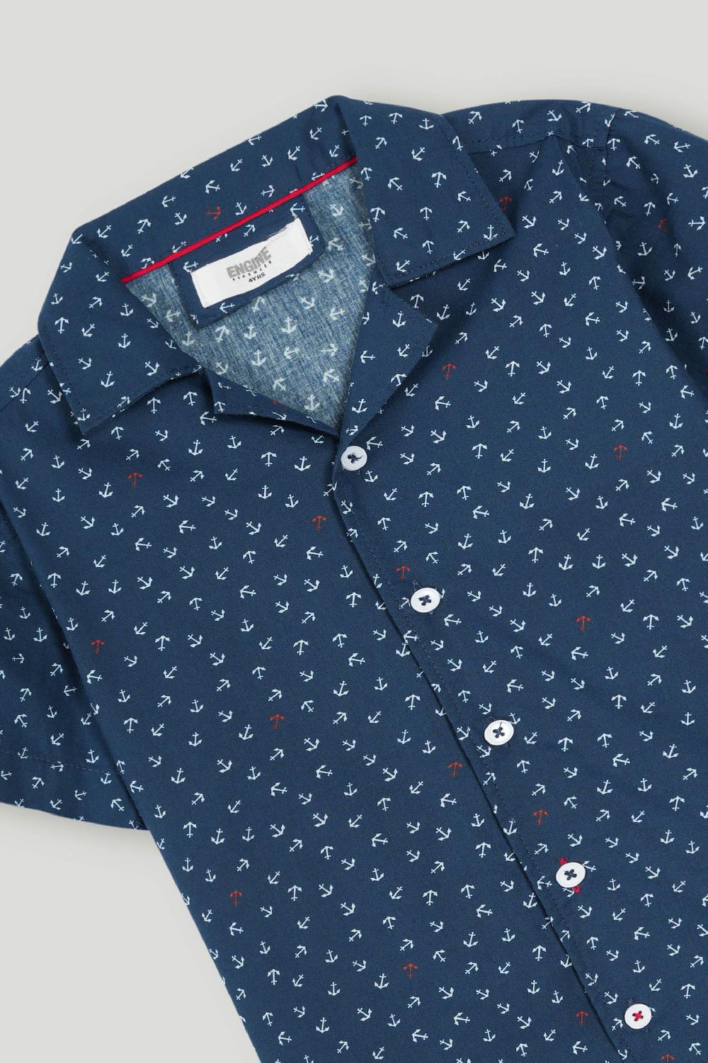 Engine Boys Casual Shirt TC5017-2YR-NVY