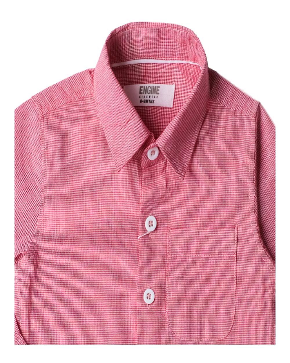 Engine Boys Casual Shirt VIC003-I02-RED