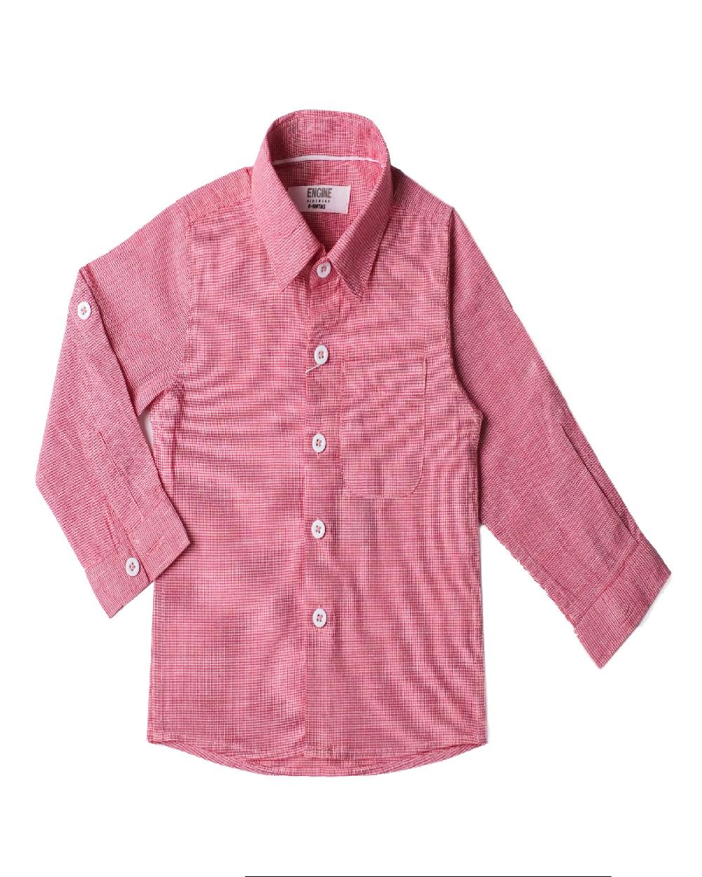 engine Boys Casual Shirt VIC003-I02-RED