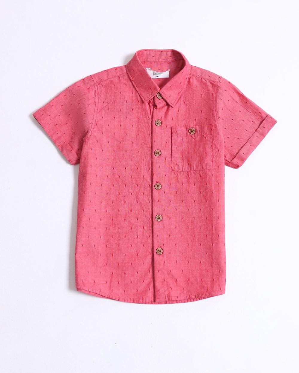engine Boys Casual Shirt VIC008-I02-RED