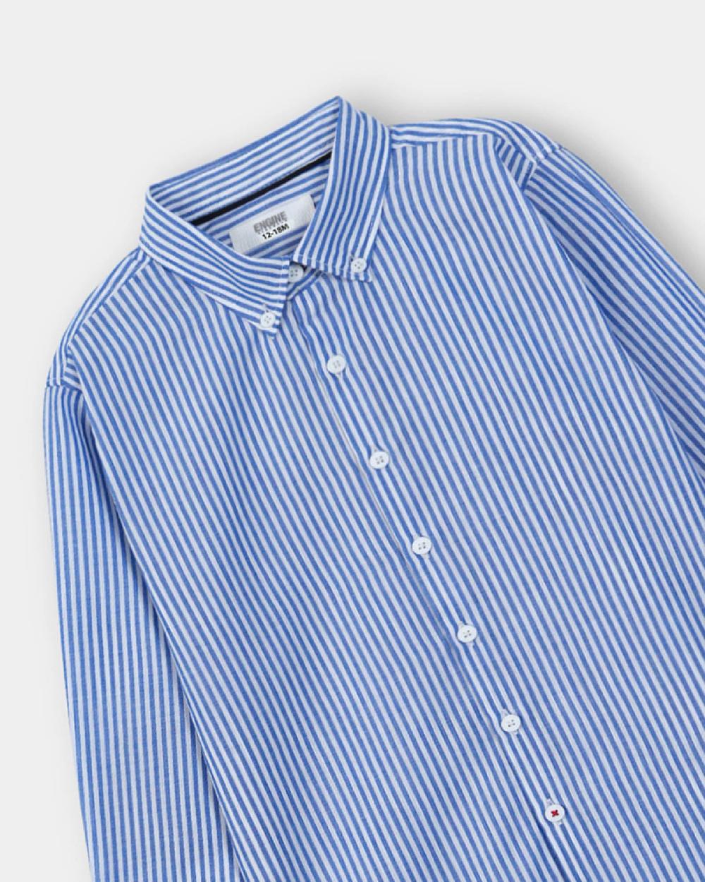 Engine Boys Casual Shirt VIC015-I02-BLU