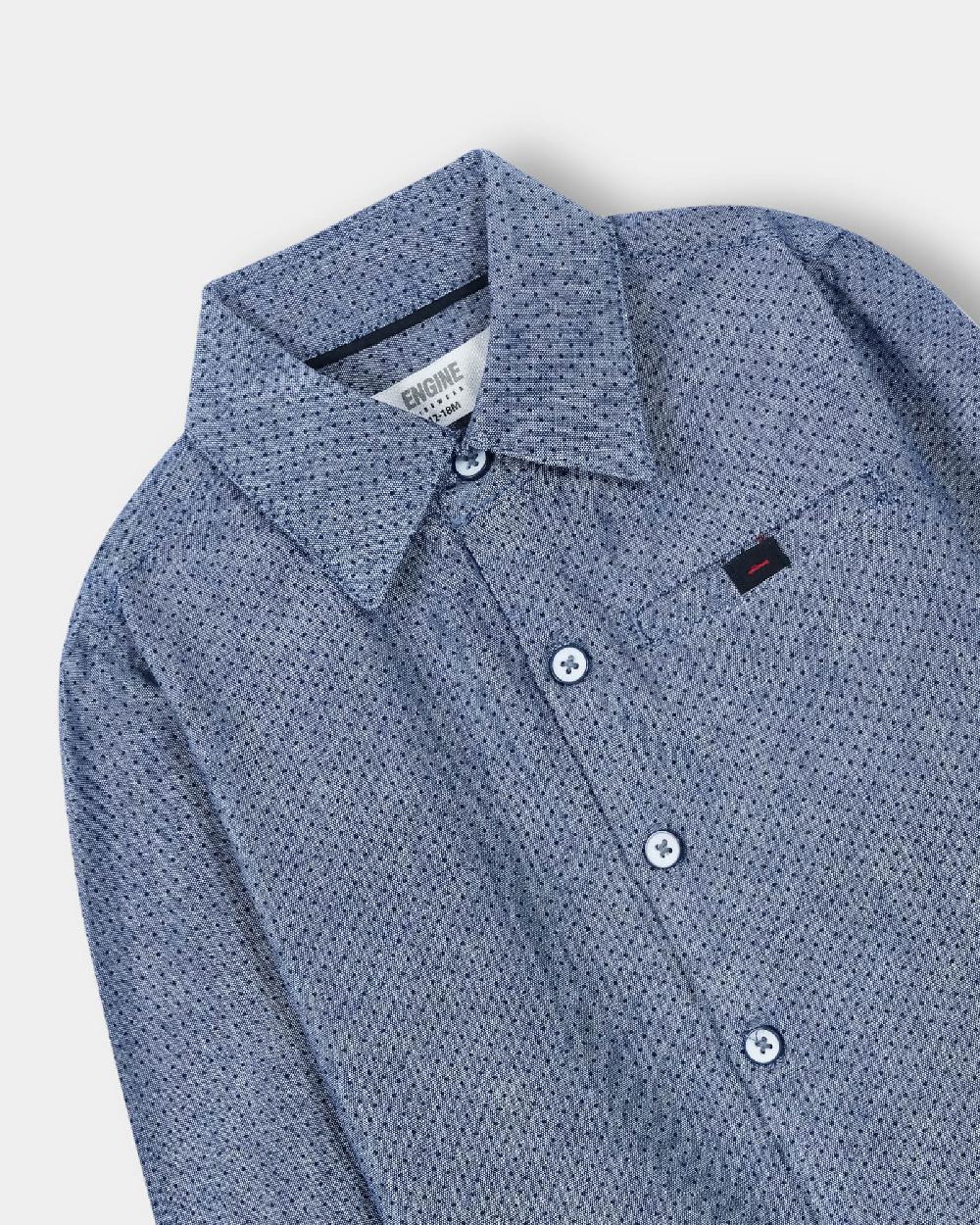Engine Boys Casual Shirt VIC016-I02-NVY