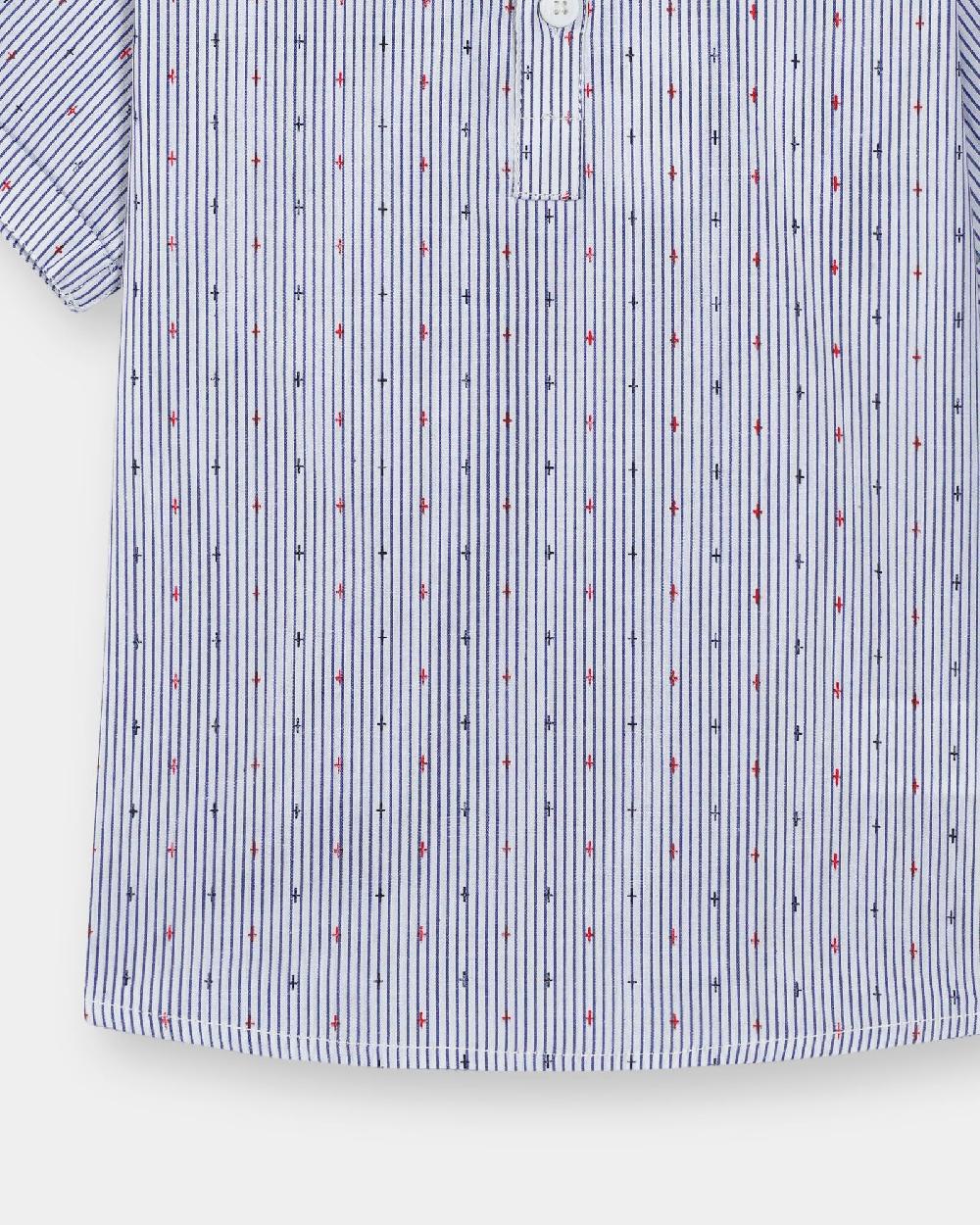 Engine Boys Casual Shirt VIC018-I02-BLU