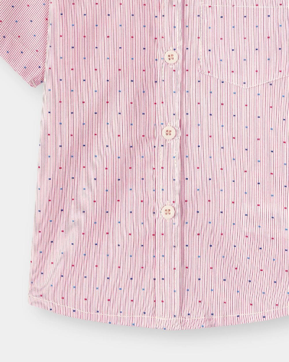 Engine Boys Casual Shirt VIC025-I02-RED