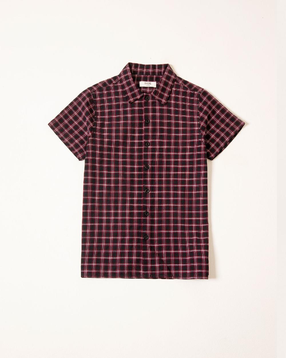engine Boys Casual Shirt VKC019-K04-BLK
