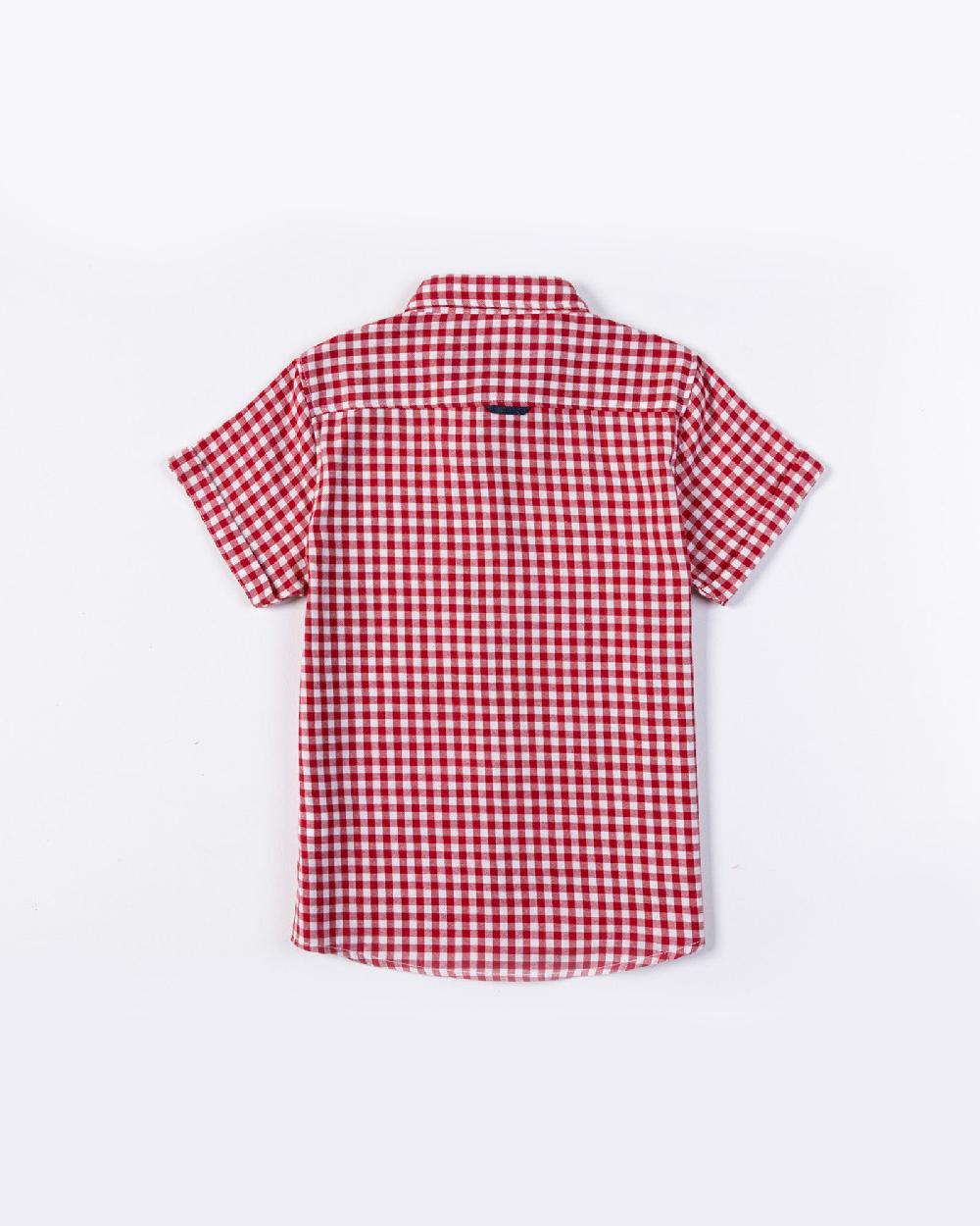 Engine Boys Casual Shirt VKC029-506-RED
