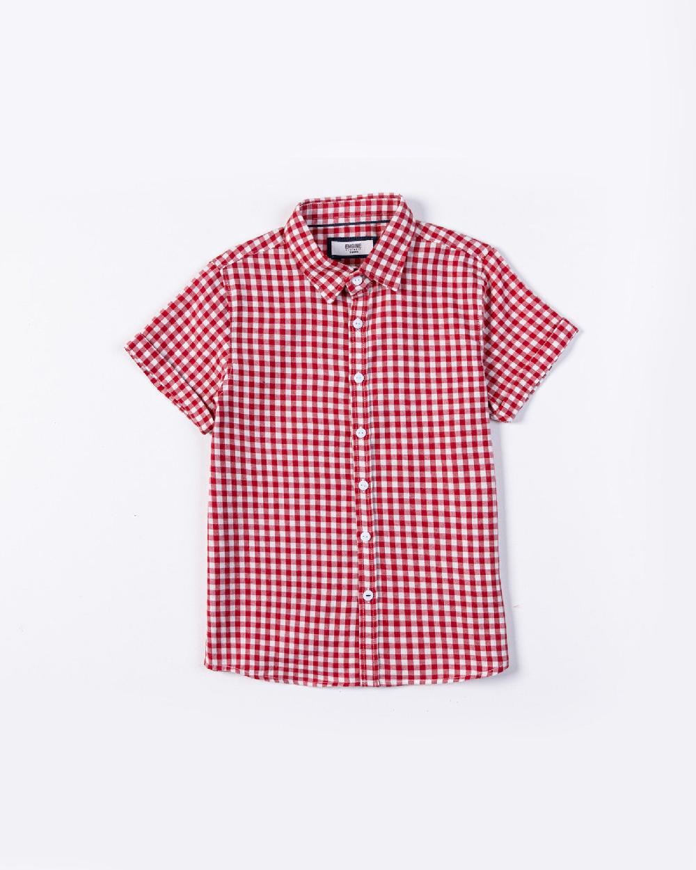 engine Boys Casual Shirt VKC029-506-RED