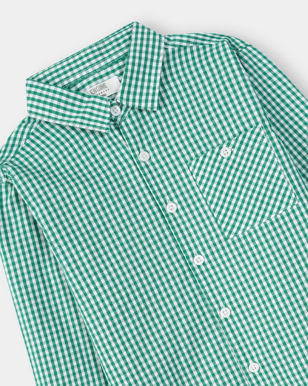 Engine Boys Casual Shirt VKC044-506-GRN