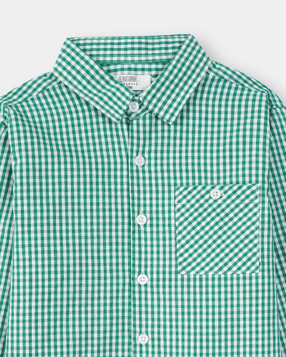 Engine Boys Casual Shirt VKC044-506-GRN