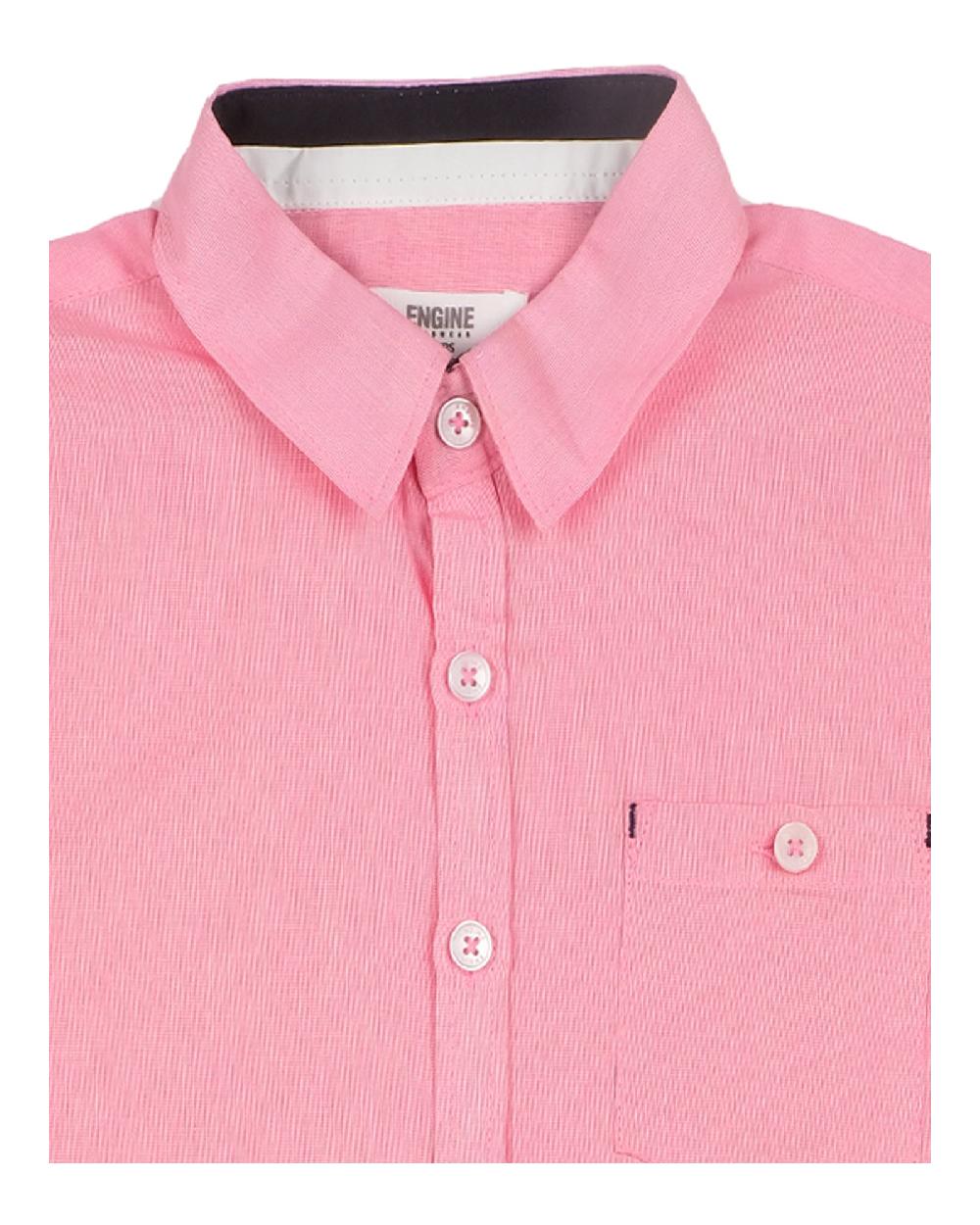 Engine Boys Casual Shirt VTC010-2YR-PNK